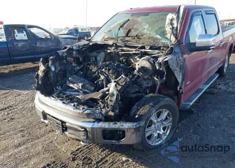 2015 Ford F-150 Lariat из США, поврежденный, VIN 1FTFW1EG7FFB87344